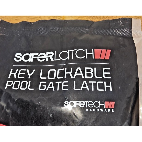 Safetech Hardware Magnetic Top Pull Gate Latch Key Lockable SL-50H 22" H NEW - Picture 2 of 8
